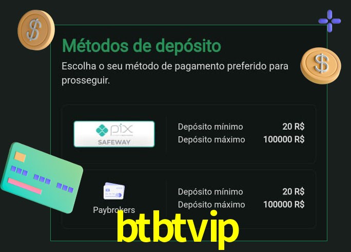 O cassino btbtvip oferece uma grande variedade de métodos de pagamento